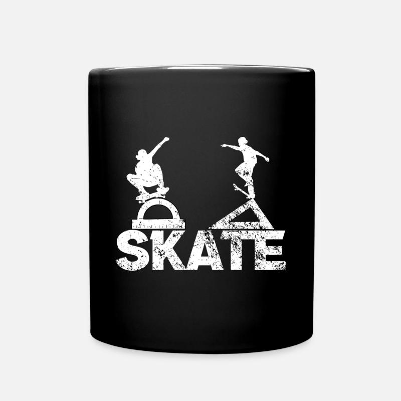 Skateboard Freestyle - Mug uni - noir
