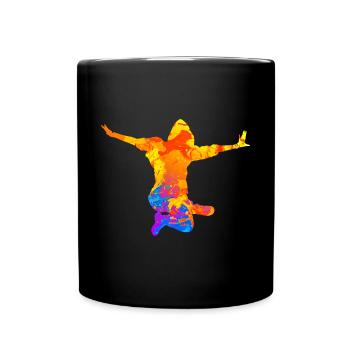 Break Dance Hip Hop Tanzen Tänzer - Tasse einfarbig - Schwarz - Vorne