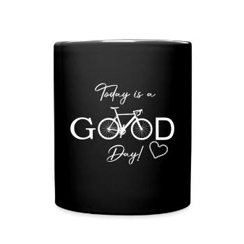 Today is a good day Fahrrad Radfahren - Tasse einfarbig - Schwarz - Vorne