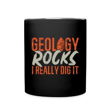 Rockhound Geology Rock Collecting Stone Collectors - Full Colour Mug - black - Front