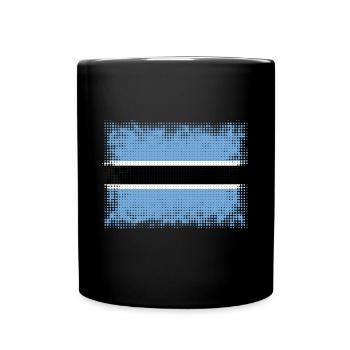 Botswana - Tasse einfarbig - Schwarz - Vorne
