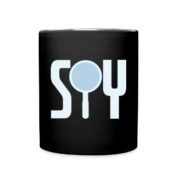 Spy Glass - Full Colour Mug - black - Front