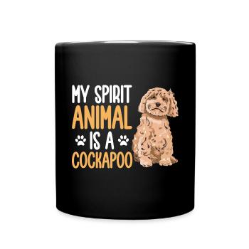 Cockapoo Chien - Mug uni - noir - Devant