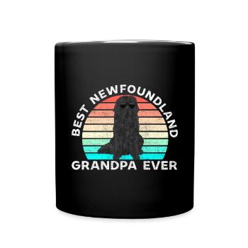 Terre-Neuve Chien de Terre-Neuve - Mug uni - noir - Devant