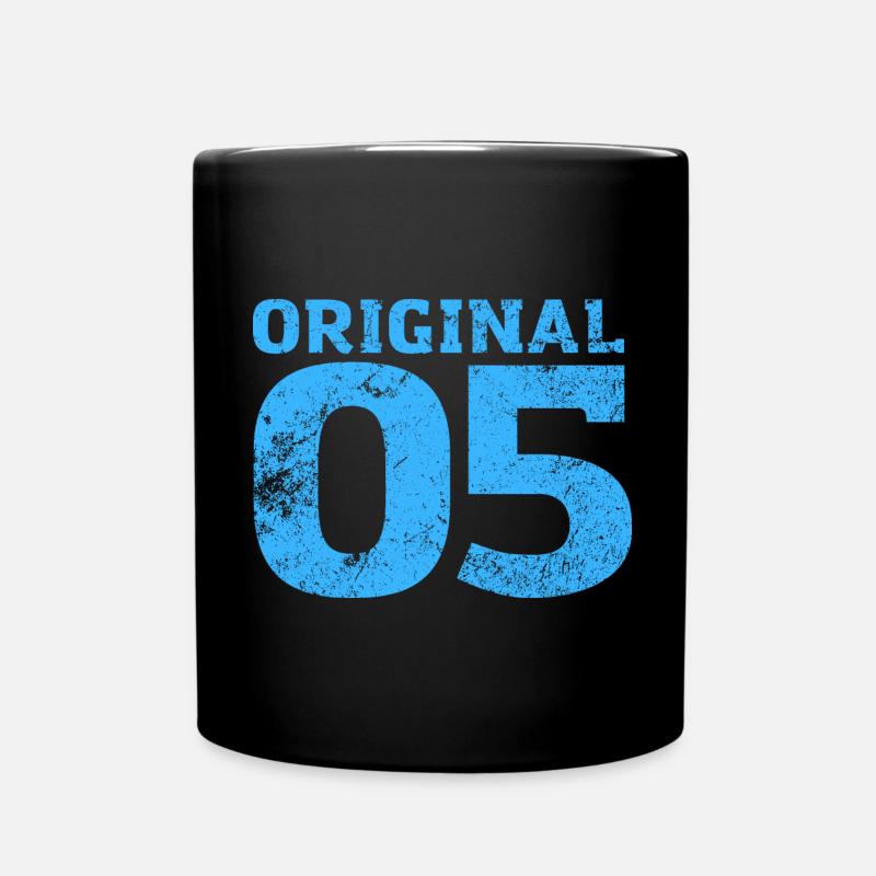 Limited Edition 2005 18th Birthday Gift - Full Colour Mug - black