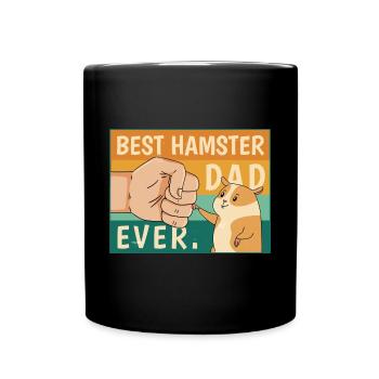 World's Best Hamster Dad Hamster Costume for - Full Colour Mug - black - Front