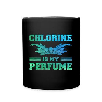 Lustiger Schwimmer Humor Männer Frauen Schwimmen - Tasse einfarbig - Schwarz - Vorne