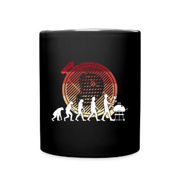 Grill Evolution Vintage Father's Day Grill Master - Full Colour Mug - black - Front