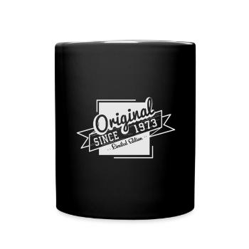 50. Geburtstag Original 1973 Limited Edition - Tasse einfarbig - Schwarz - Vorne