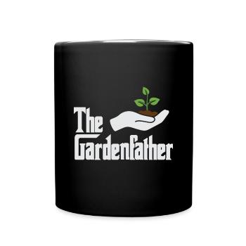 Garten Motiv Gärtner & Gärtnerin Spruch - Tasse einfarbig - Schwarz - Vorne