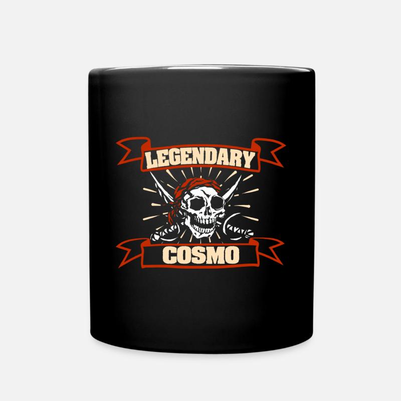 Pirate's Head Cosmo - Full Colour Mug - black