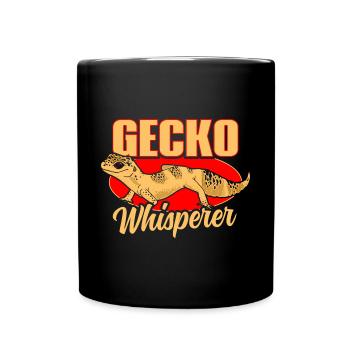 Gecko Whisperer - Full Colour Mug - black - Front