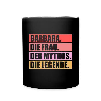 Barbara - Tasse einfarbig - Schwarz - Vorne