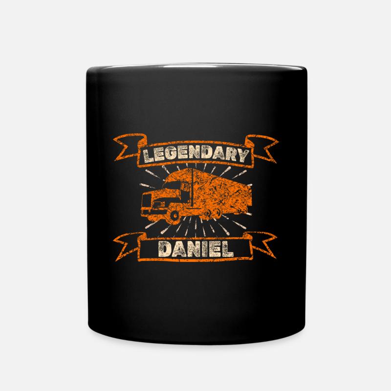 Trucker Daniel - Tasse einfarbig - Schwarz
