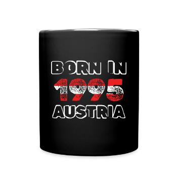 Jahr 1995 - Tasse einfarbig - Schwarz - Vorne