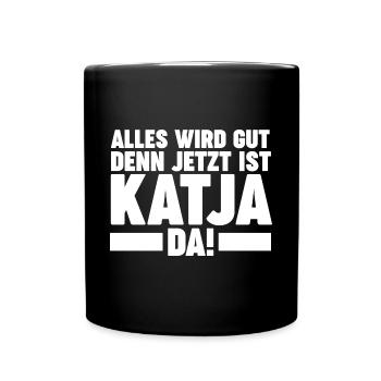 Katja - Tasse einfarbig - Schwarz - Vorne
