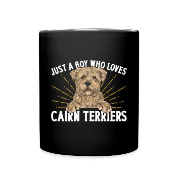Cairn Terrier Chien - Mug uni - noir - Devant