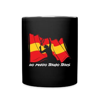 Hombre Tenista Tenis Divertido - Mug uni - noir - Devant