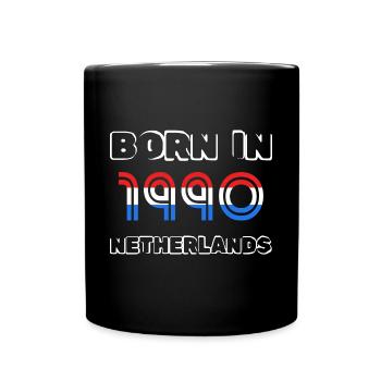 1990 - Full Colour Mug - black - Front