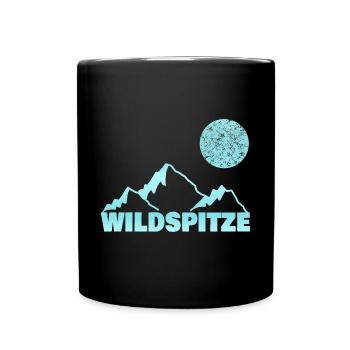 Bergsteigen wildspitze - Tasse einfarbig - Schwarz - Vorne