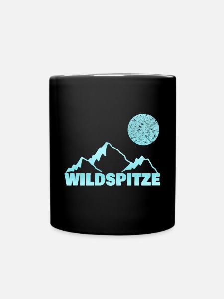 Bergsteigen wildspitze - Tasse einfarbig - Schwarz
