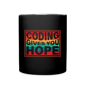 Lustiger Informatiker Spruch, Informatik - Tasse einfarbig - Schwarz - Vorne
