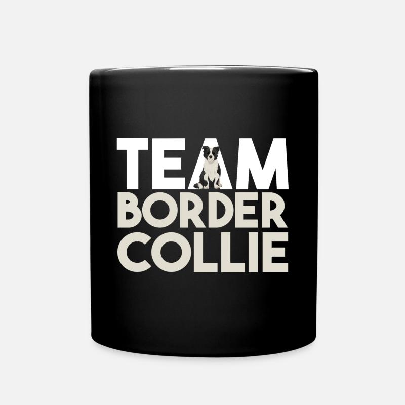Chien Border Collie - Mug uni - noir