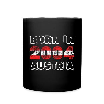 Österreich 2004 - Tasse einfarbig - Schwarz - Vorne