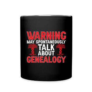 Généalogie Généalogie Généalogiste - Mug uni - noir - Devant