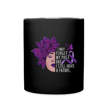 J’oublierai peut-être mon passé | Sensibilisation à la maladie d’Alzheimer - Mug uni - noir - Devant
