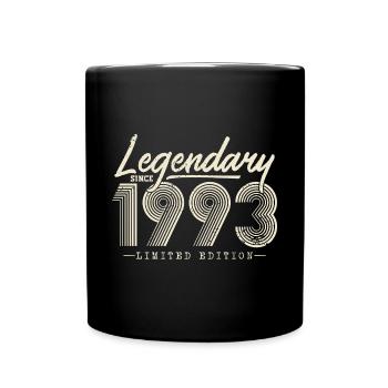 Légendaire depuis 1993 - Mug uni - noir - Devant