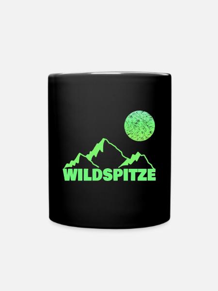 Berg Bergsteigen Klettern wildspitze - Tasse einfarbig - Schwarz