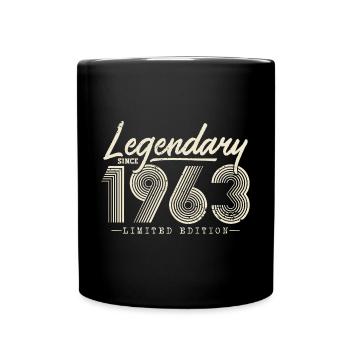 Legendär seit 1963 - Tasse einfarbig - Schwarz - Vorne