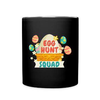 Egg Hunt Squad Easter Egg - Full Colour Mug - black - Front