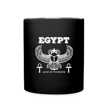 Ägypten Egypt Land of Pharaohs Geschenk - Tasse einfarbig - Schwarz - Vorne