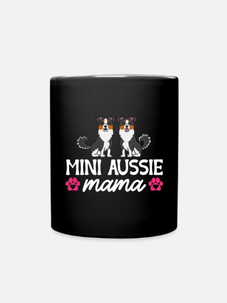 Berger australien miniature - Mug uni - noir