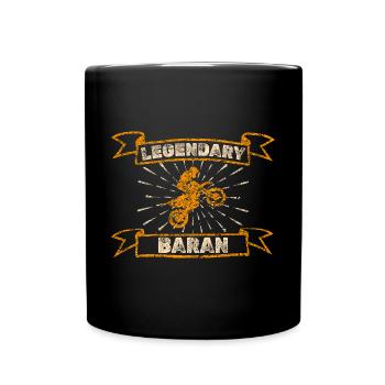 Motocross Baran - Full Colour Mug - black - Front
