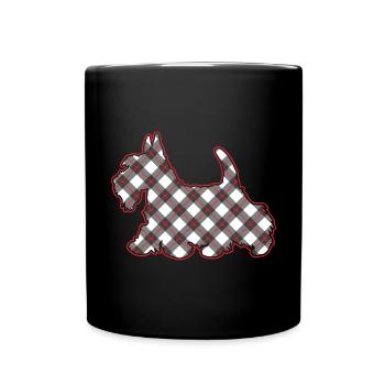 Scottish Terrier Scottie Dog - Full Colour Mug - black - Front