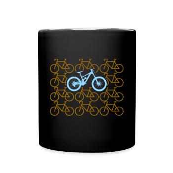 Je pars VTT cycliste VTT - Mug uni - noir - Devant
