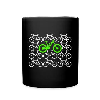 Je pars VTT cycliste VTT - Mug uni - noir - Devant