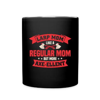 Jeu de rôle en direct GN - Mug uni - noir - Devant