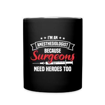 Anesthesie Technicien en anesthésie Anesthésiste Anesthésiste - Mug uni - noir - Devant