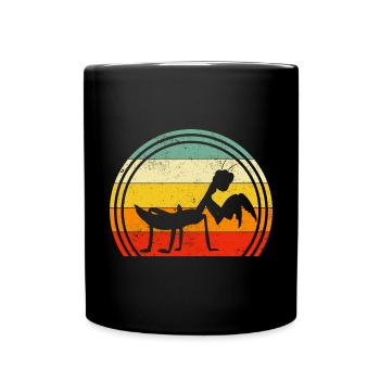 Mante religieuse, collectionneur d’insectes, entomologiste - Mug uni - noir - Devant