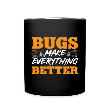 Collectionneur d’insectes Insectes, Amateur de coléoptères, Entomologiste - Mug uni - noir - Devant