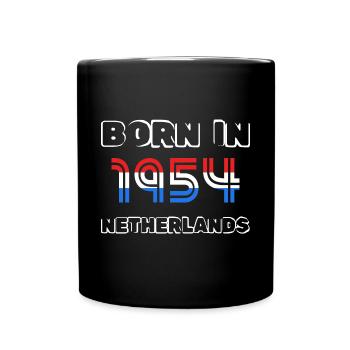 Netherlands 1954 - Full Colour Mug - black - Front