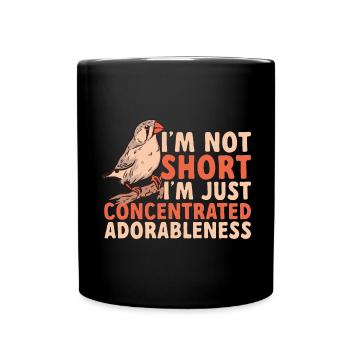 Pinsons zèbres Oiseau Pinson zèbre - Mug uni - noir - Devant