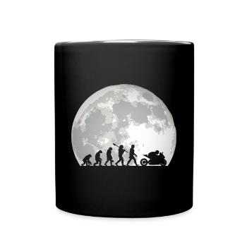 Moto Evolution Vintage Superbike Biker - Mug uni - noir - Devant