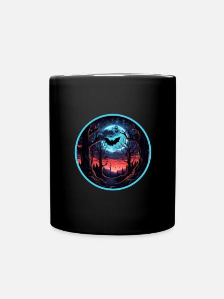 Fledermäuse Fledermaus Flughunde Halloween - Tasse einfarbig - Schwarz