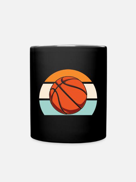Basketball Basketballer - Tasse einfarbig - Schwarz