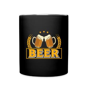Bière Bière Amateurs de bière Buveurs de bière - Mug uni - noir - Devant